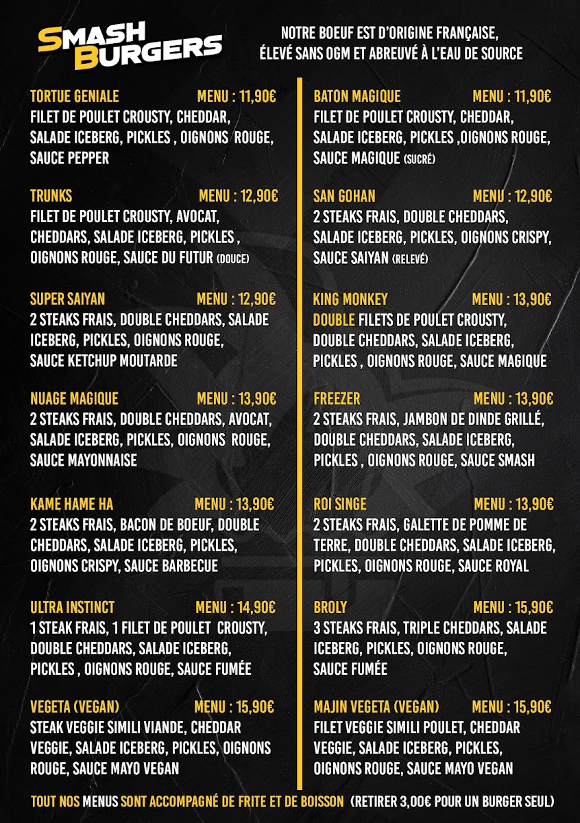 Goku Burger Menu - Image 2